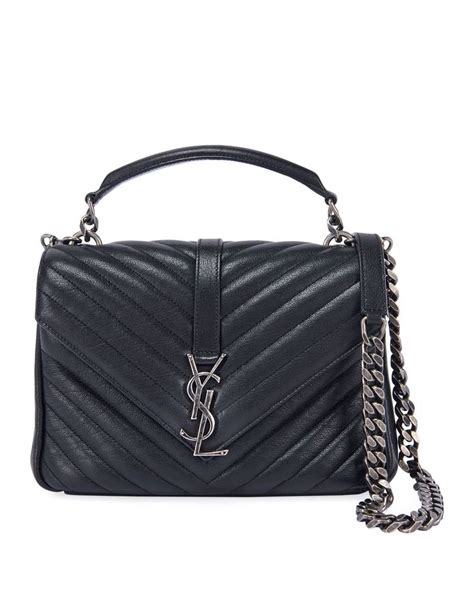 ysl silver hardware bag